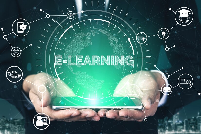 Placeholder visual for enterprise learning platform